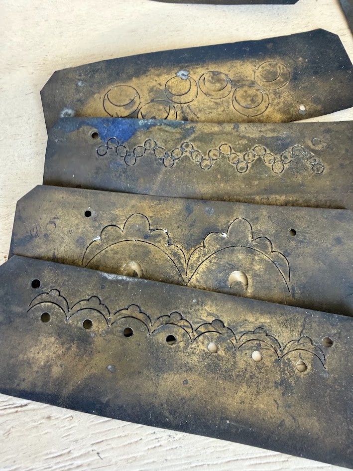 Rare Antique French Embroidery Marking Set IMG_1622
