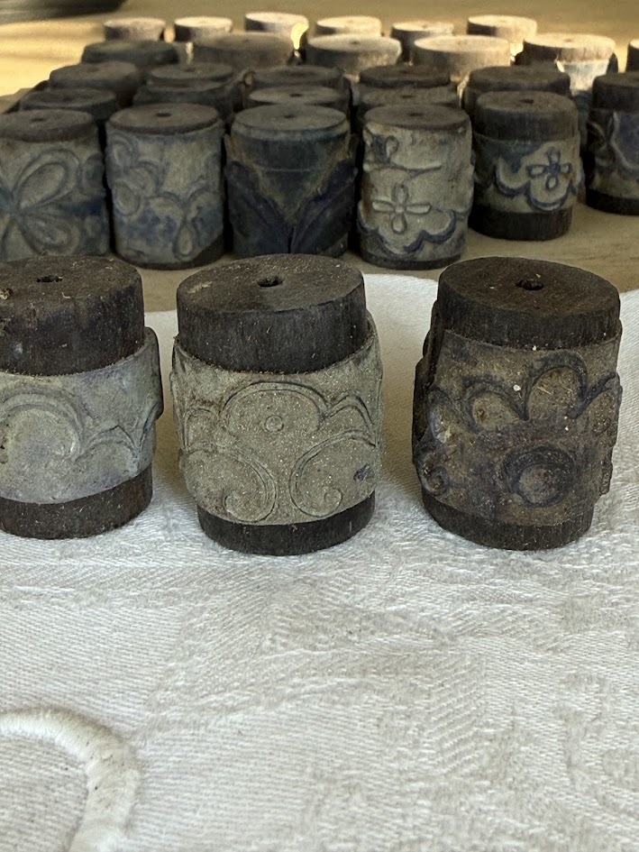 Rare Antique French Embroidery Marking Set IMG_1627