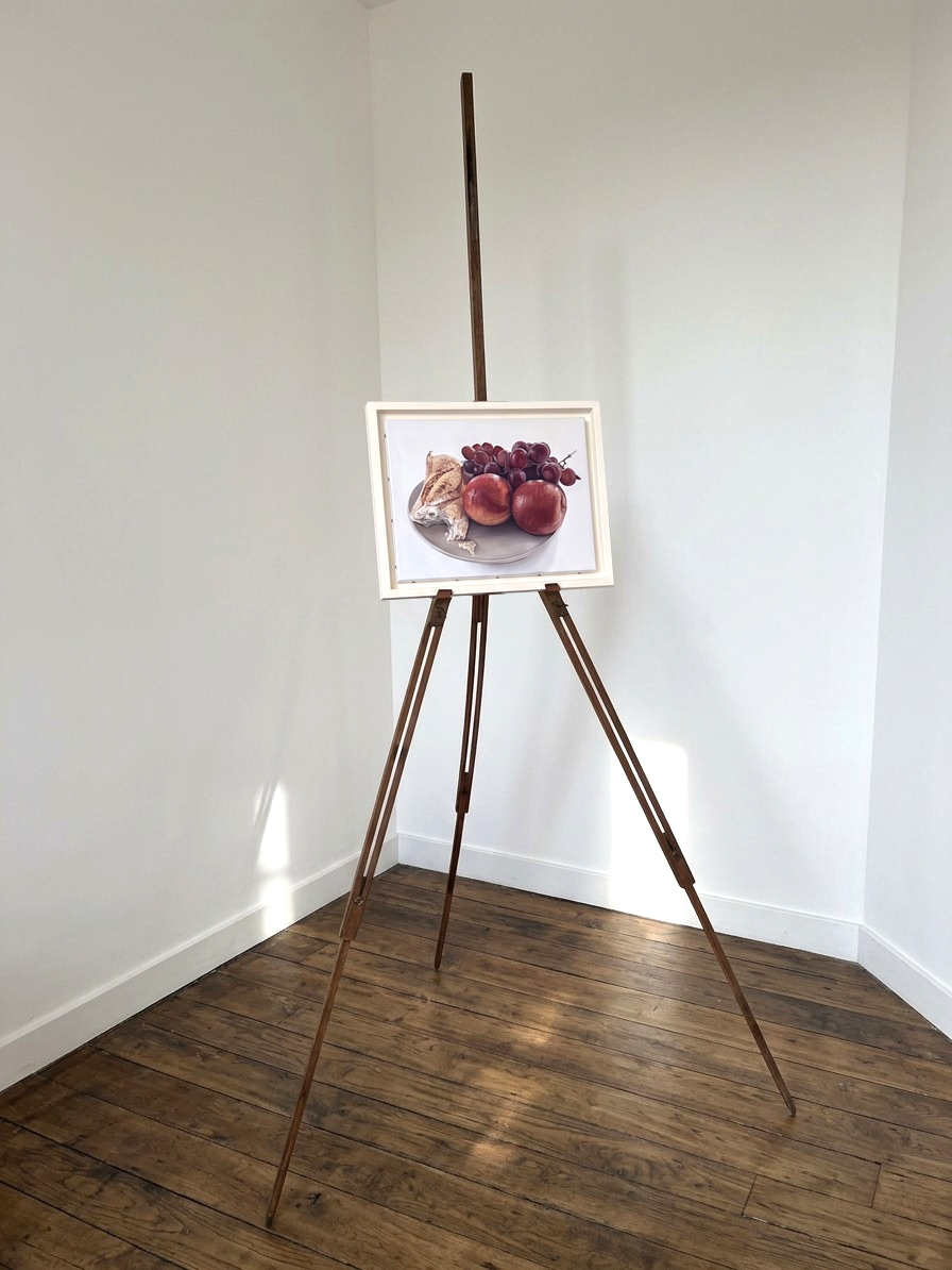 vintage 1950s French Field Easel - Folding Artist's Tripod first