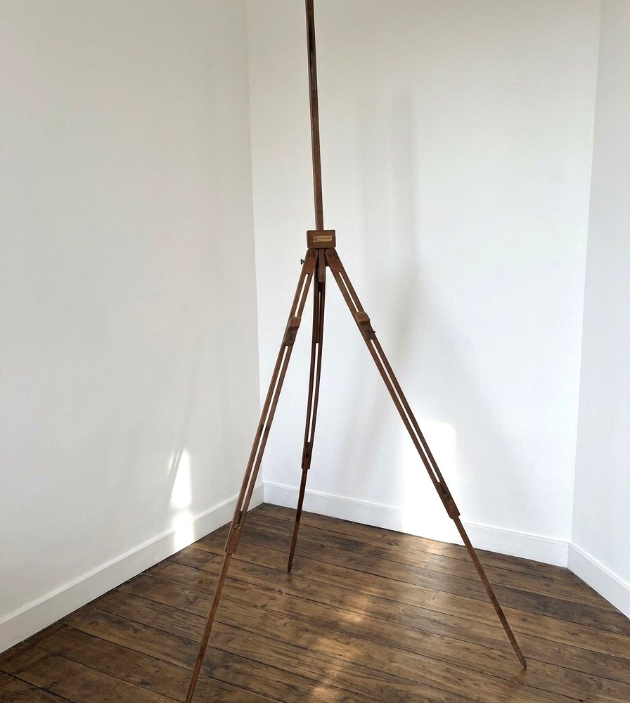 vintage 1950s French Field Easel - Folding Artist's Tripod second