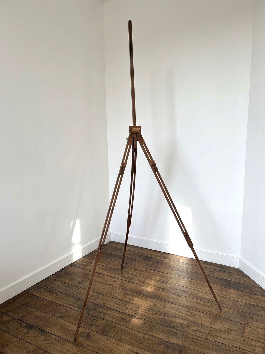 vintage 1950s French Field Easel - Folding Artist's Tripod second